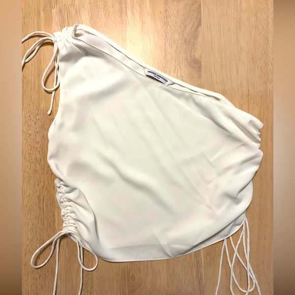 Amanda Uprichard Tops - Amanda Uprichard One-Shoulder Cinch Top